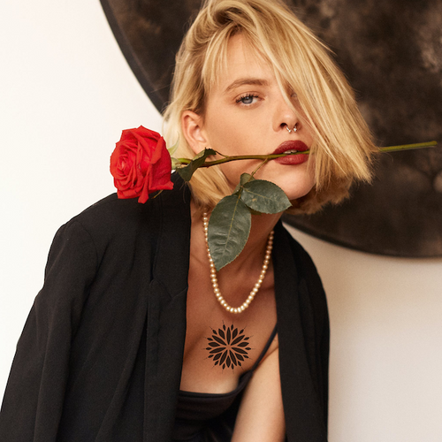 Blomstret roset