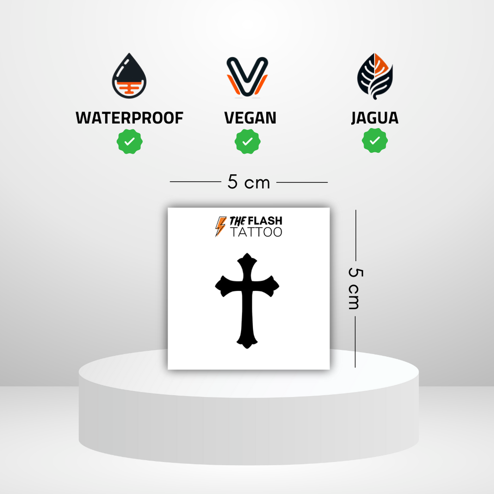 Tatouage croix gothique pour homme