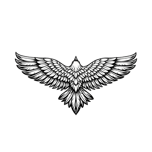 Aigle déployé