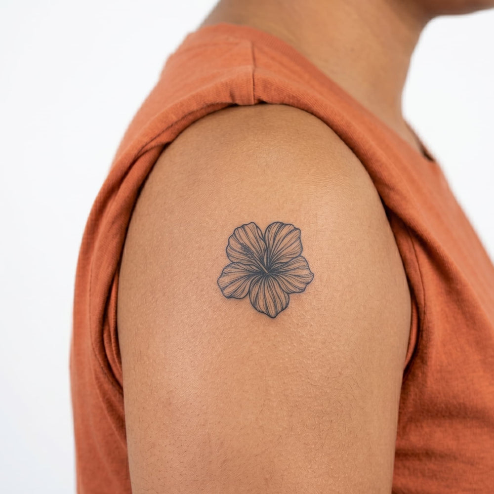 Tatouage hibiscus