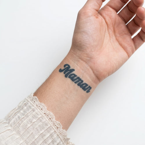 Tatouage maman idee tattoo femme ephemere au jagua duree jusqu'à 2 semaines