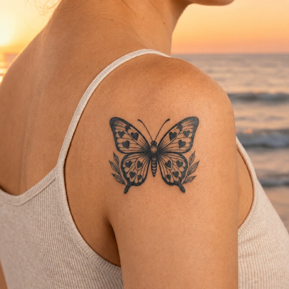 Papillon coeur