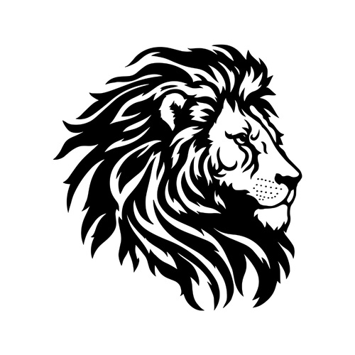 Løve-tatovering