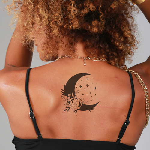 Måne-tatovering