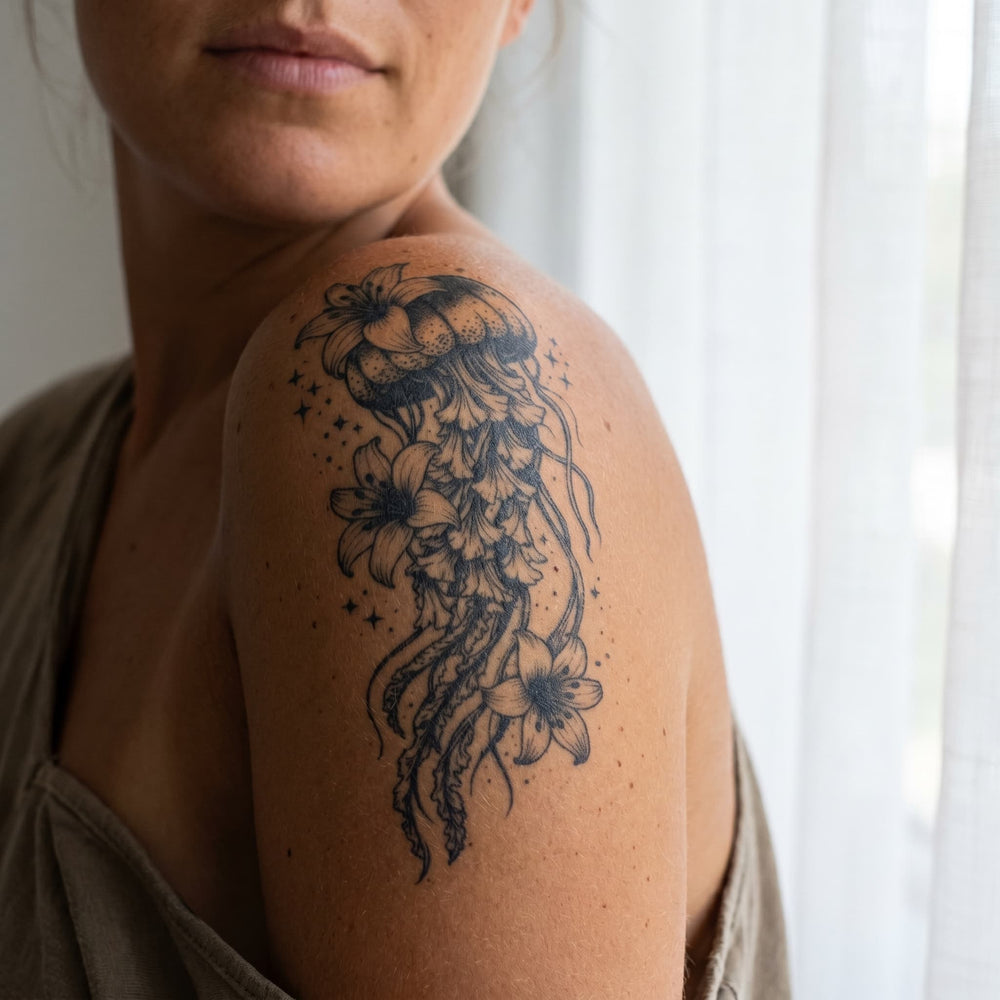 Tatouage méduse