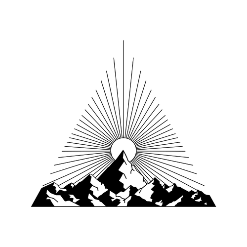 Trekantet bjerg