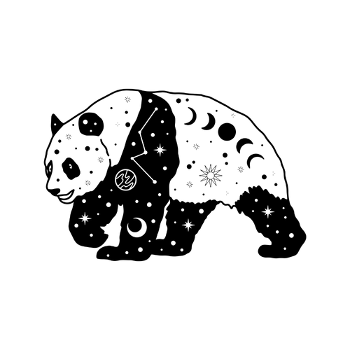 Panda-tatovering