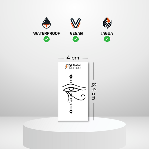 Tatouage ephemere oeil de horus protection egyptien